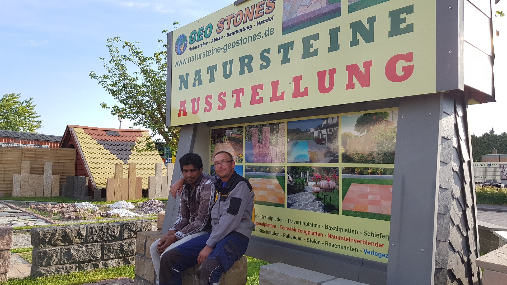 Ausstellung - Lager - Geostones - Mauersteine - Trockenmauersteine