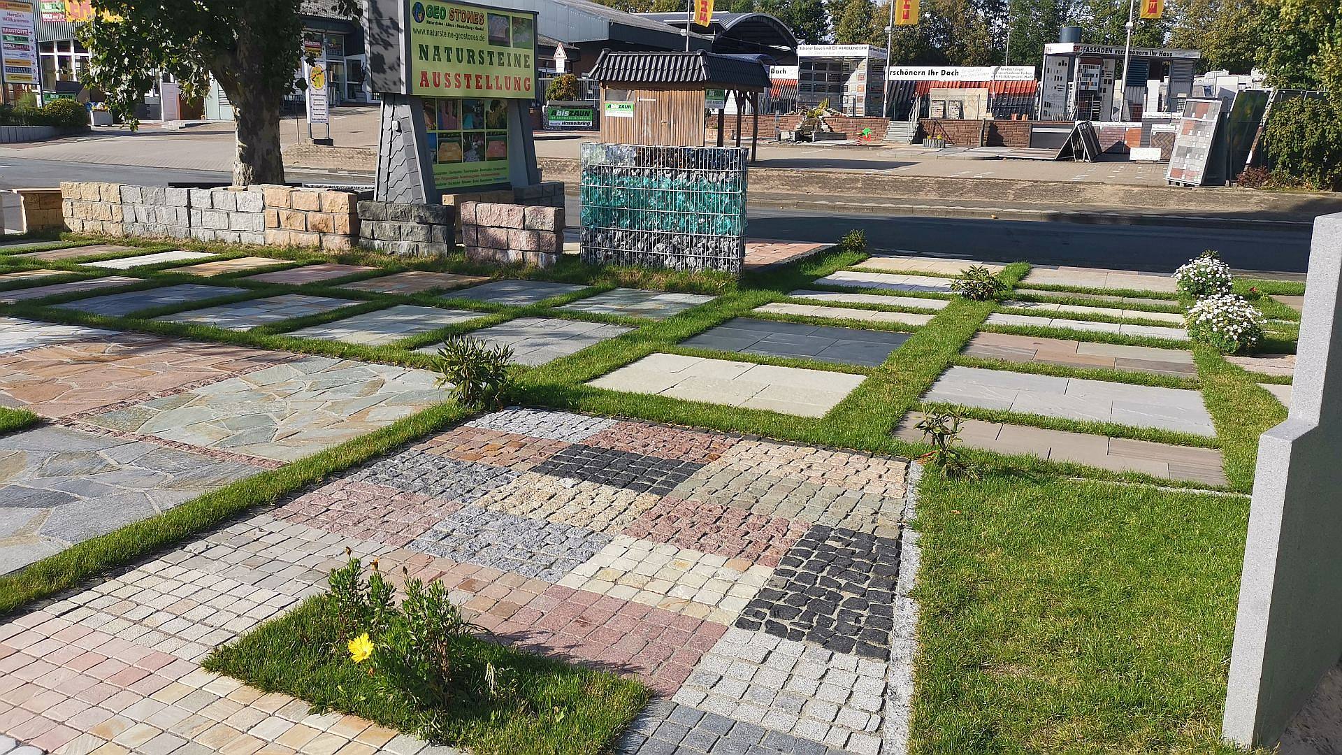 Polygonalplatten - Ausstellung - Lager - Geostones - Stade Natursteine