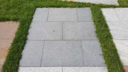 Granitplatten Negra Dunkelgrau