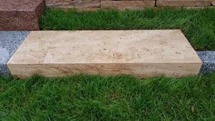 Blockstufen Travertin Classico - Beige