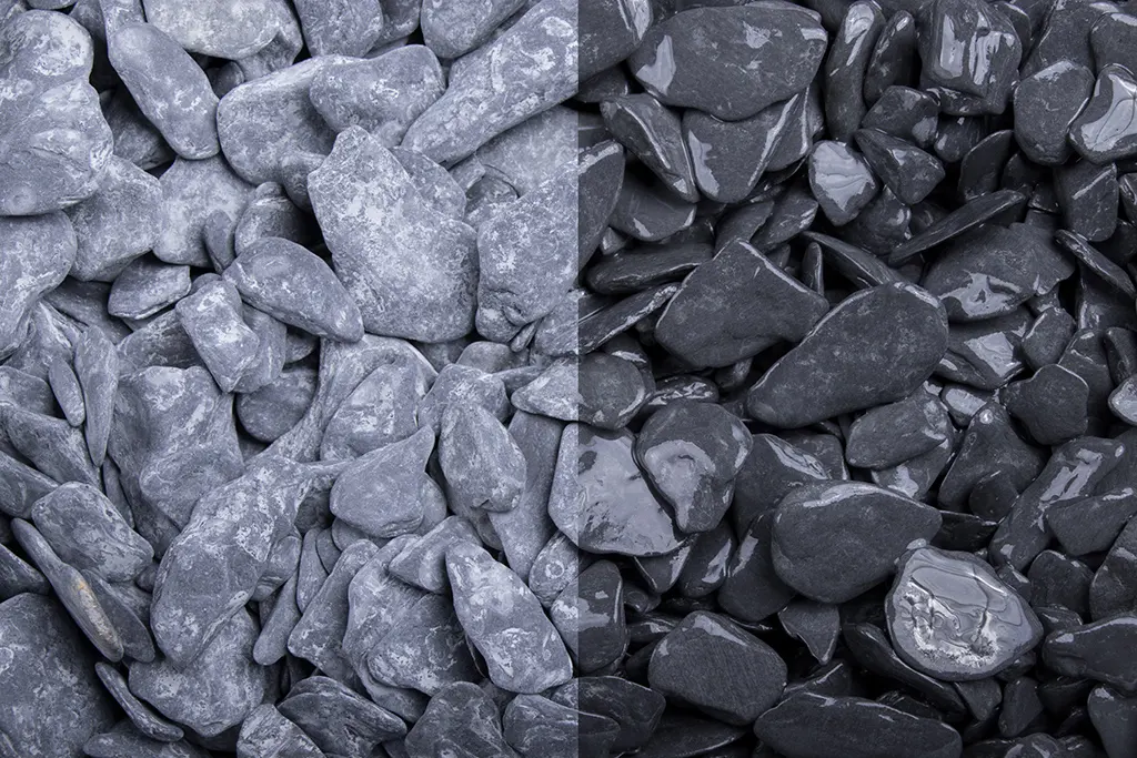 Canadian Slate schwarz getrommelt, 15-37 Canadian Slate schwarz getrommelt, 15-37