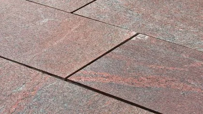 Granitplatten Multicolor Red