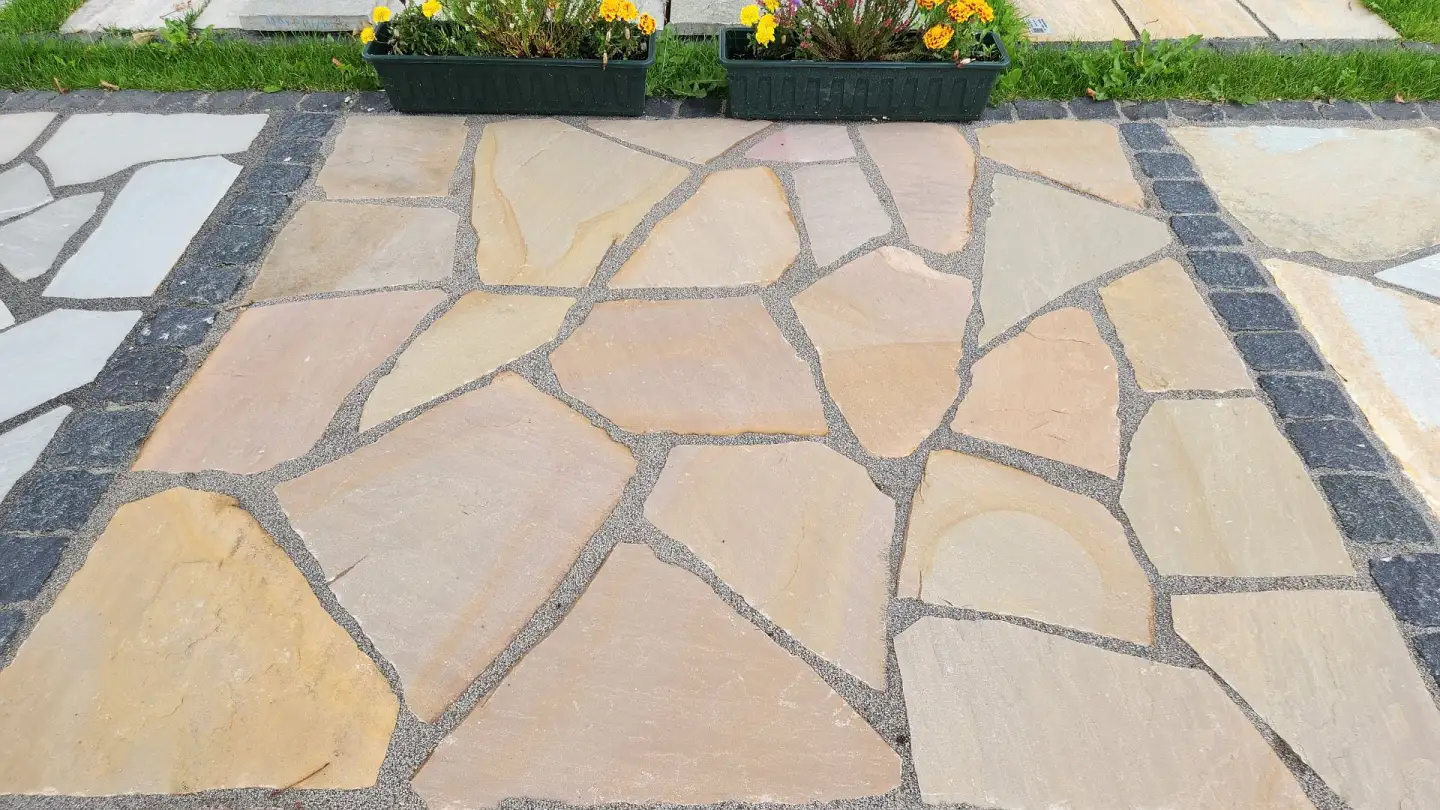 Polygonalplatten Sahara Beige Polygonalplatten Sahara Beige