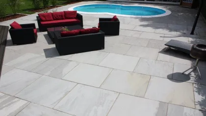 Sandsteinplatten Sky Grey