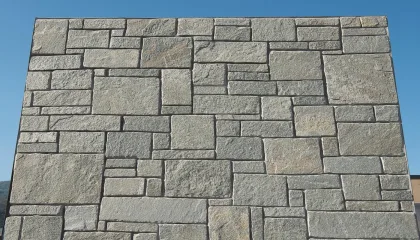Wandverblender - ROCK FACE Flat Grey