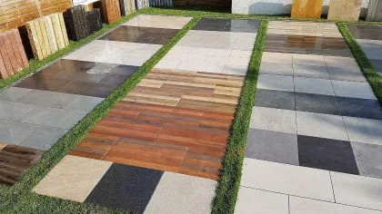Feinsteinzeug Terrassenplatten