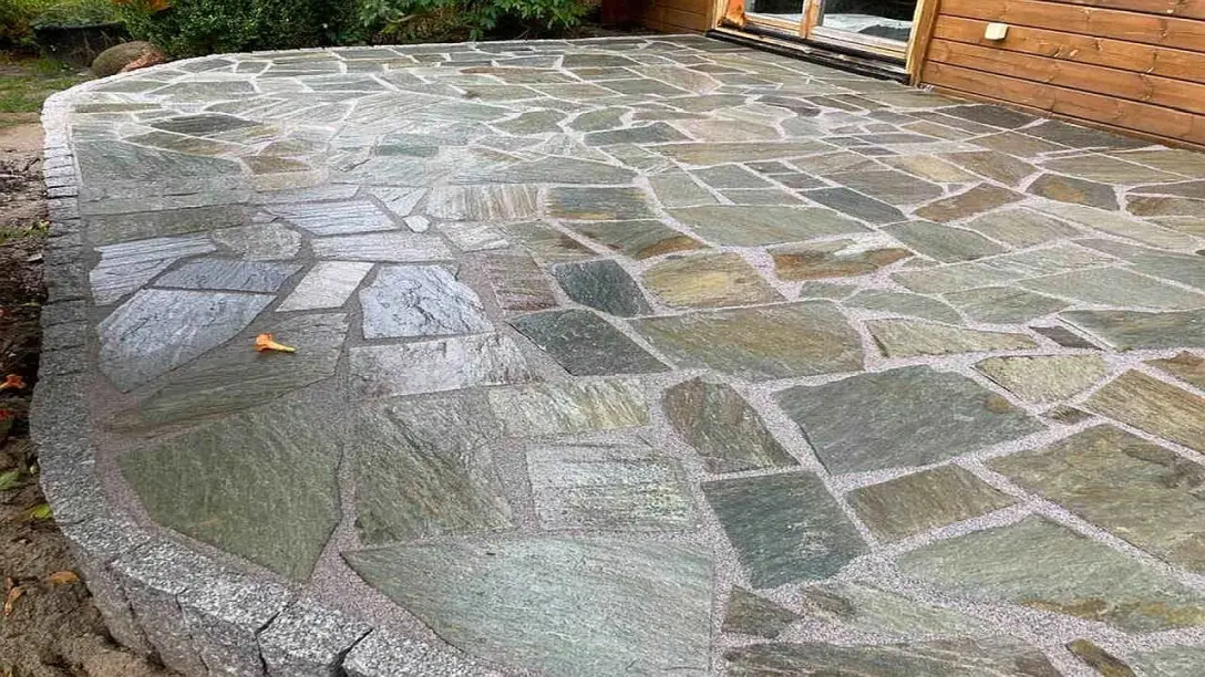 Polygonalplatten Pilio - Green Polygonalplatten Pilio - Green