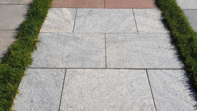 Granitplatten Juparana Grey - 60 x 40 x 3 cm