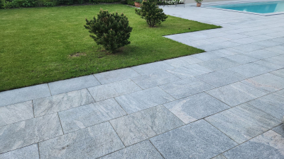 Granitplatten Juparana Grey - 60 x 40 x 3 cm