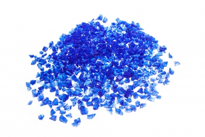Glassplitt Blue Violet, 5-10, Sack 20 kg