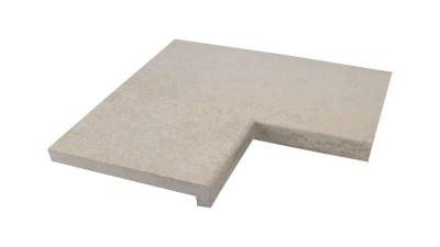 Pooleckplatte Kanfanar mit Winkel 60 x 60 x 35 x 4/7 cm