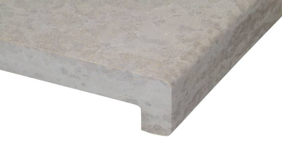 Pooleckplatte Kanfanar mit Winkel 60 x 60 x 35 x 4/7 cm