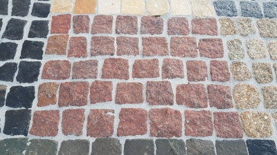 Mosaik Pflaster - Magadi Rot 4 - 6 cm