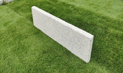 Rasenkante Granit Grau 6 x 25 x 100 cm