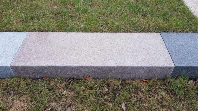 Blockstufen Bovall - Rötlich 100x35x15