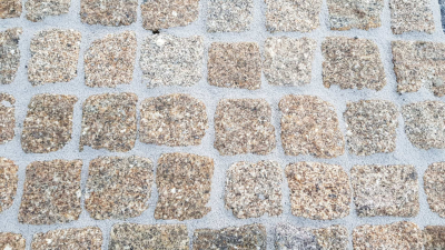 Mosaik Pflaster - Porto Gelb 4 - 6 cm