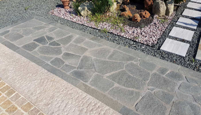 Polygonalplatten Kavala Silver Grey - B