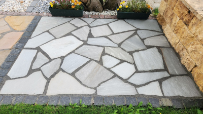 Polygonalplatten Sky Grey