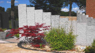 Stelen Granit Grau 250x25x10 cm