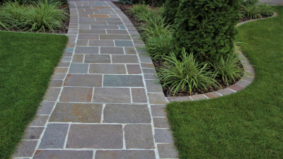 Porphyrplatten DAvis Camparta - 40 cm - Handbekantet