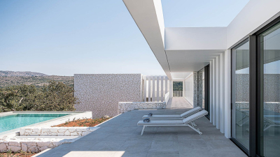 Wandveblender Rock Face - Thassos