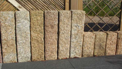 Palisaden Granit Gelb 75x12x12 cm