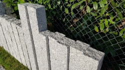 Palisaden DUO - Granit Grau 50x12x12 cm